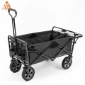 NPOT Collapsible Folding Outdoor Garden Utility Wagon Cart with Table